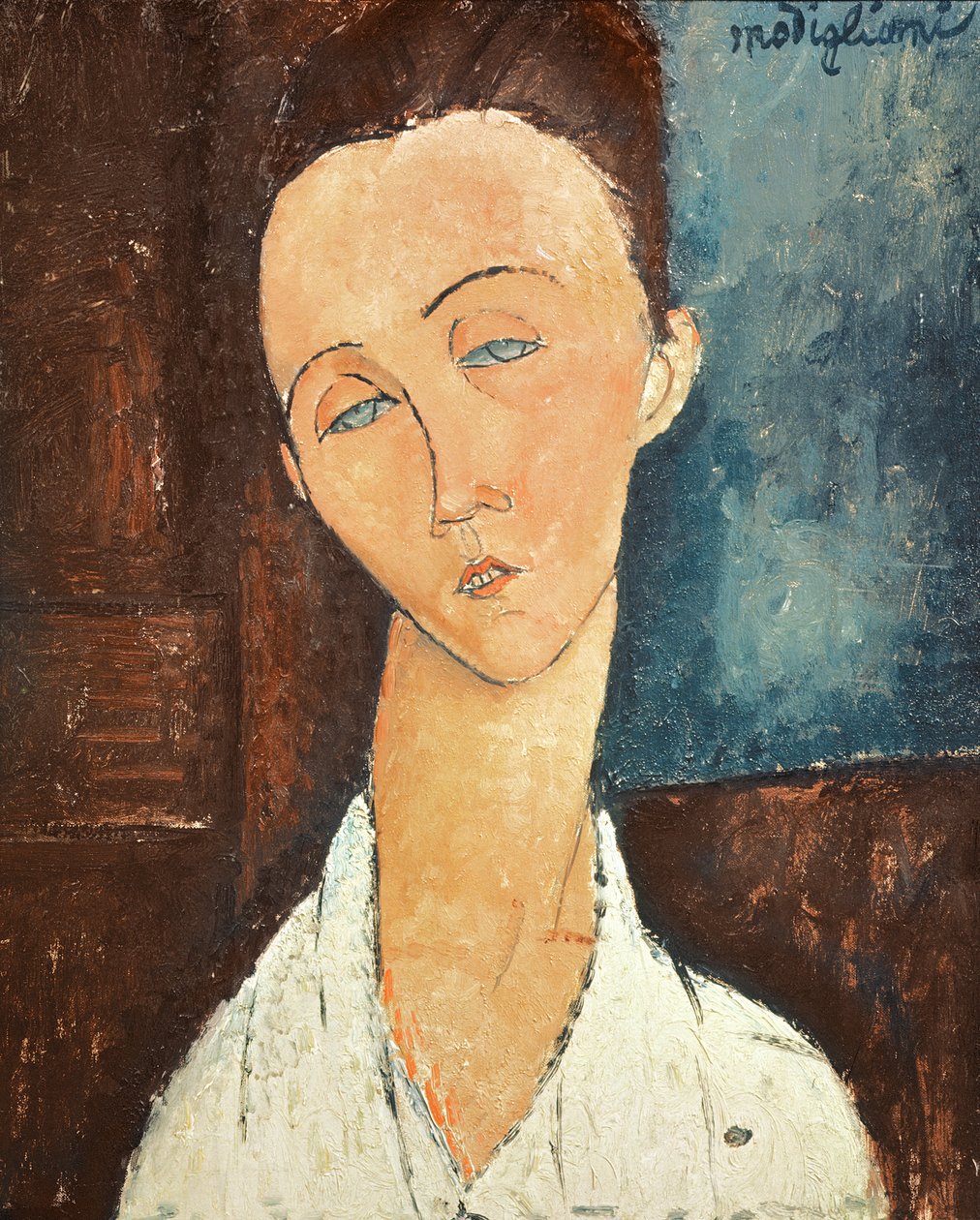 Portrett av Lunia Czechowska, 1918 av Amedeo Modigliani