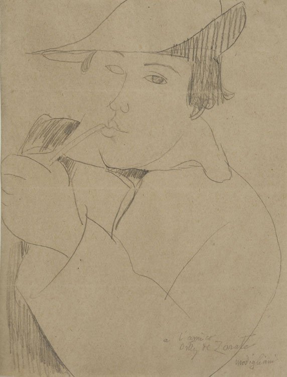 Portrett av Manuel Ortiz de Zarate av Amedeo Modigliani