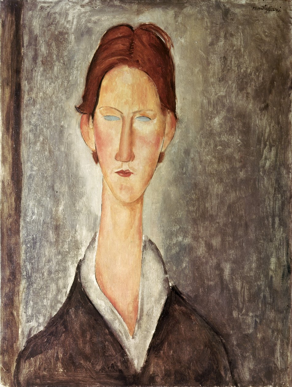 Portrett av en student, ca. 1918-19 av Amedeo Modigliani