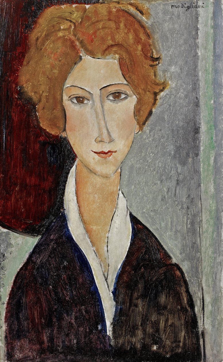 Portrett av en kvinne av Amedeo Modigliani