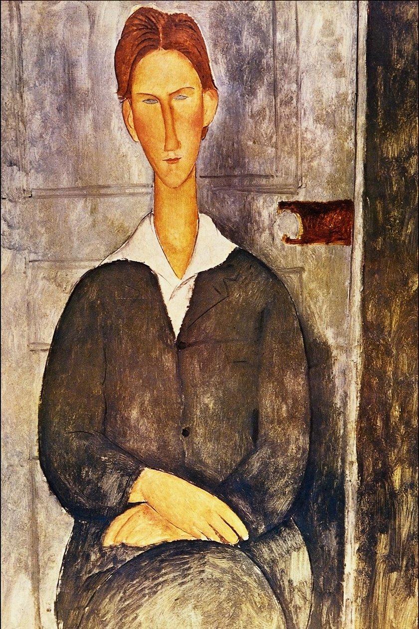 Portrett av en ung mann av Amedeo Modigliani