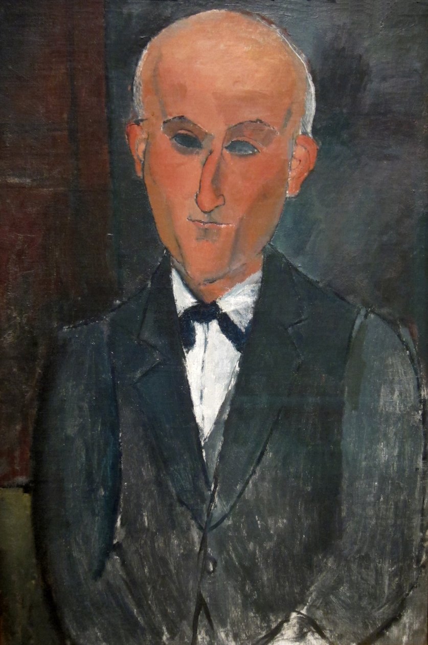 Portrett av den franske forfatteren og maleren Max Jacob av Amedeo Modigliani