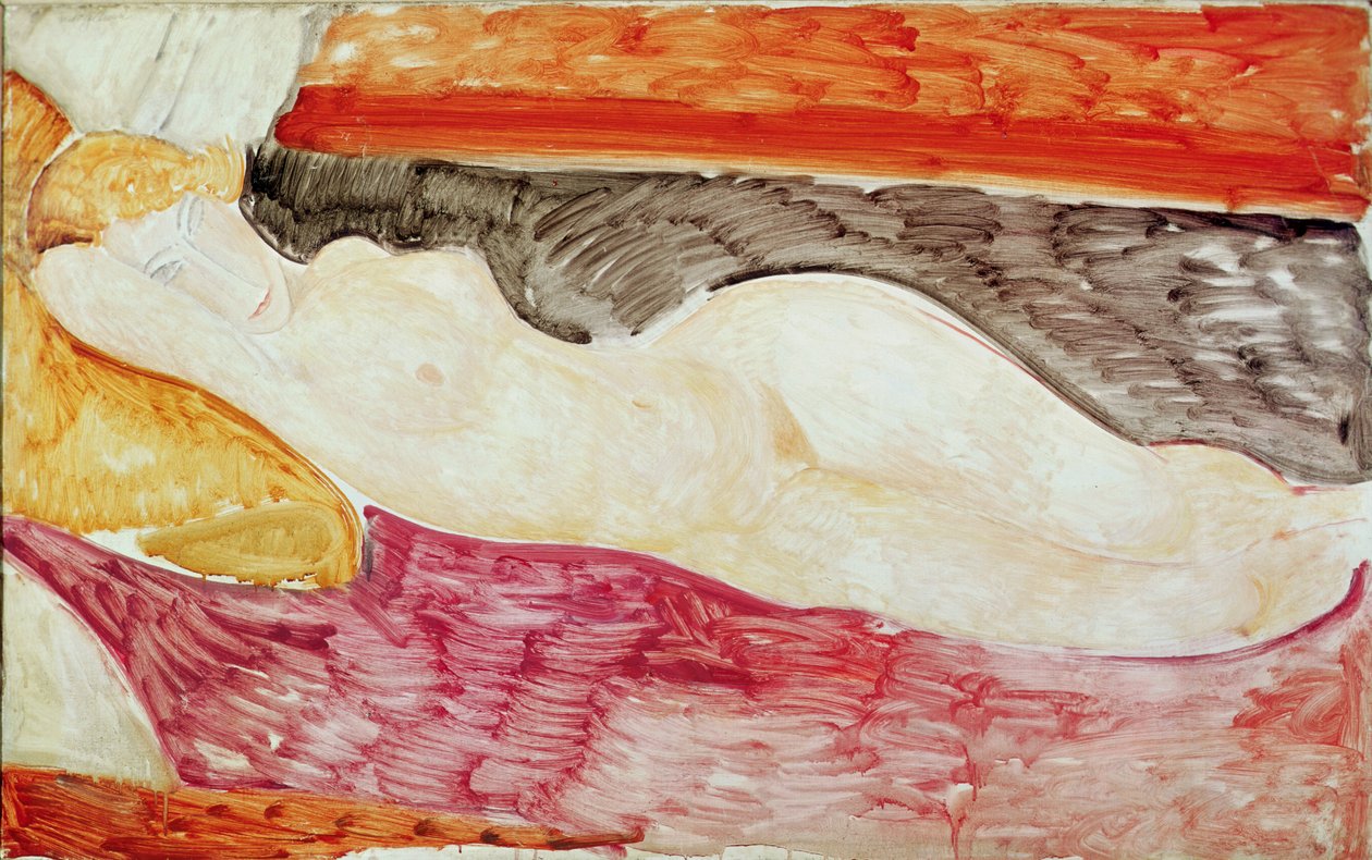 Liggende naken av Amedeo Modigliani