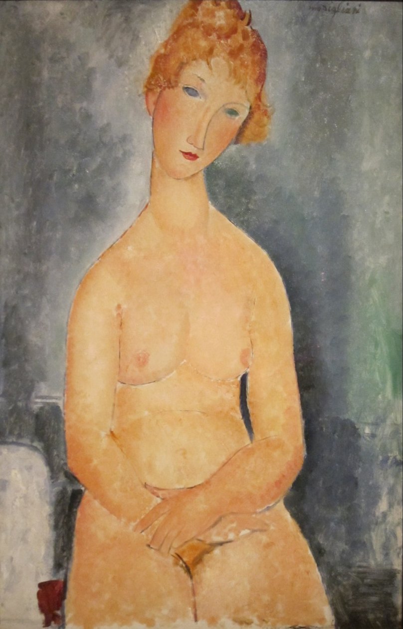 Sittende naken av Amedeo Modigliani