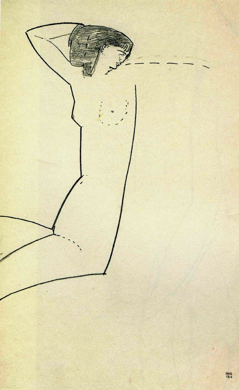 Anna Ekmatova, ೧೯೧೧ av Amedeo Modigliani