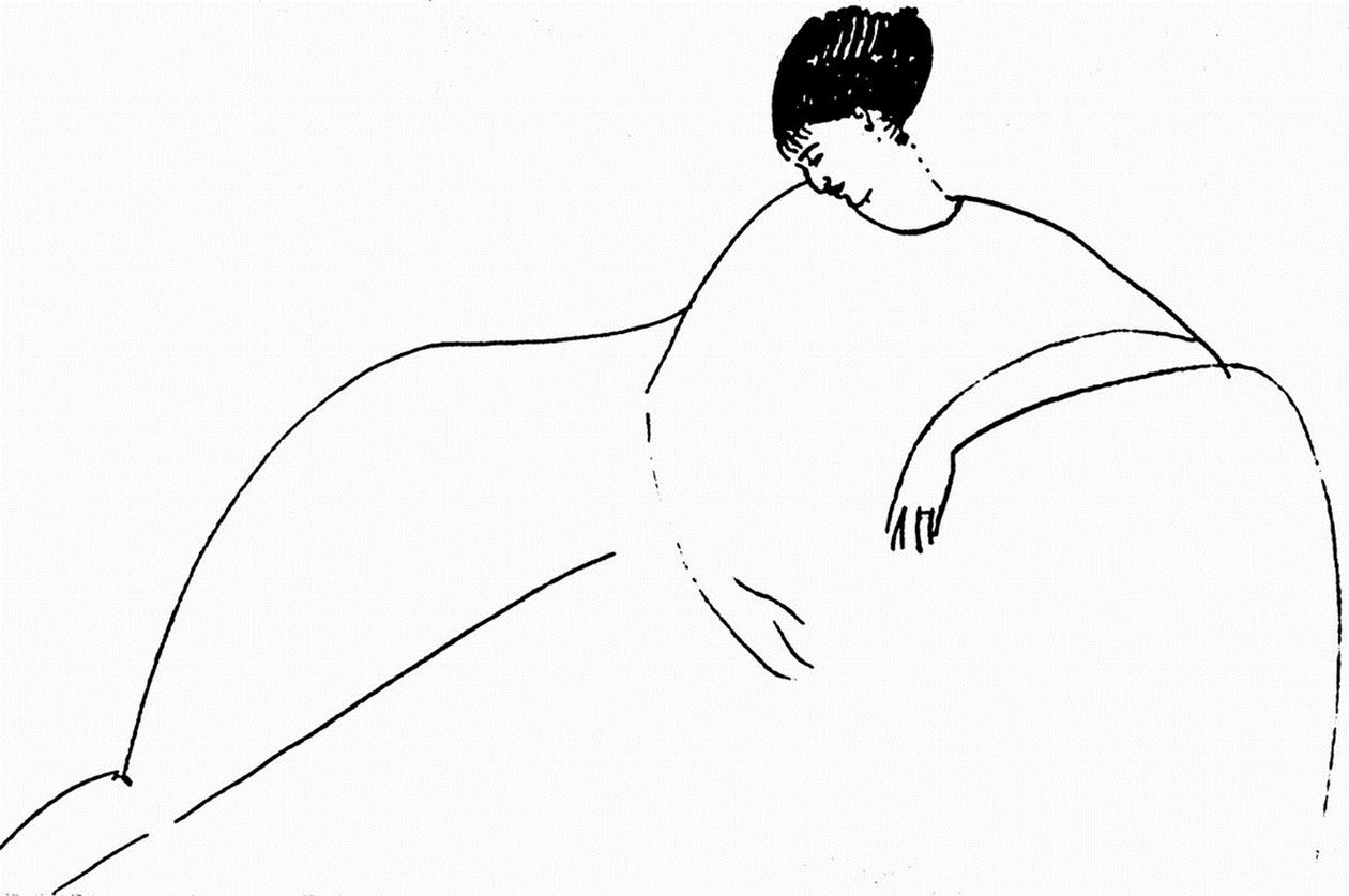 Anna Ekmatova, ೧೯೧೧ av Amedeo Modigliani