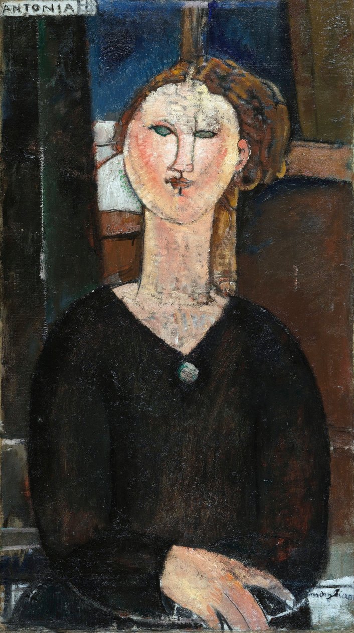 Antonia, ca. 1915 av Amedeo Modigliani