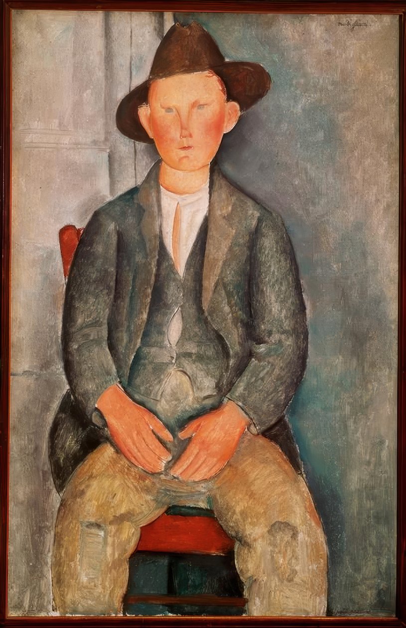 Gårdsgutt av Amedeo Modigliani