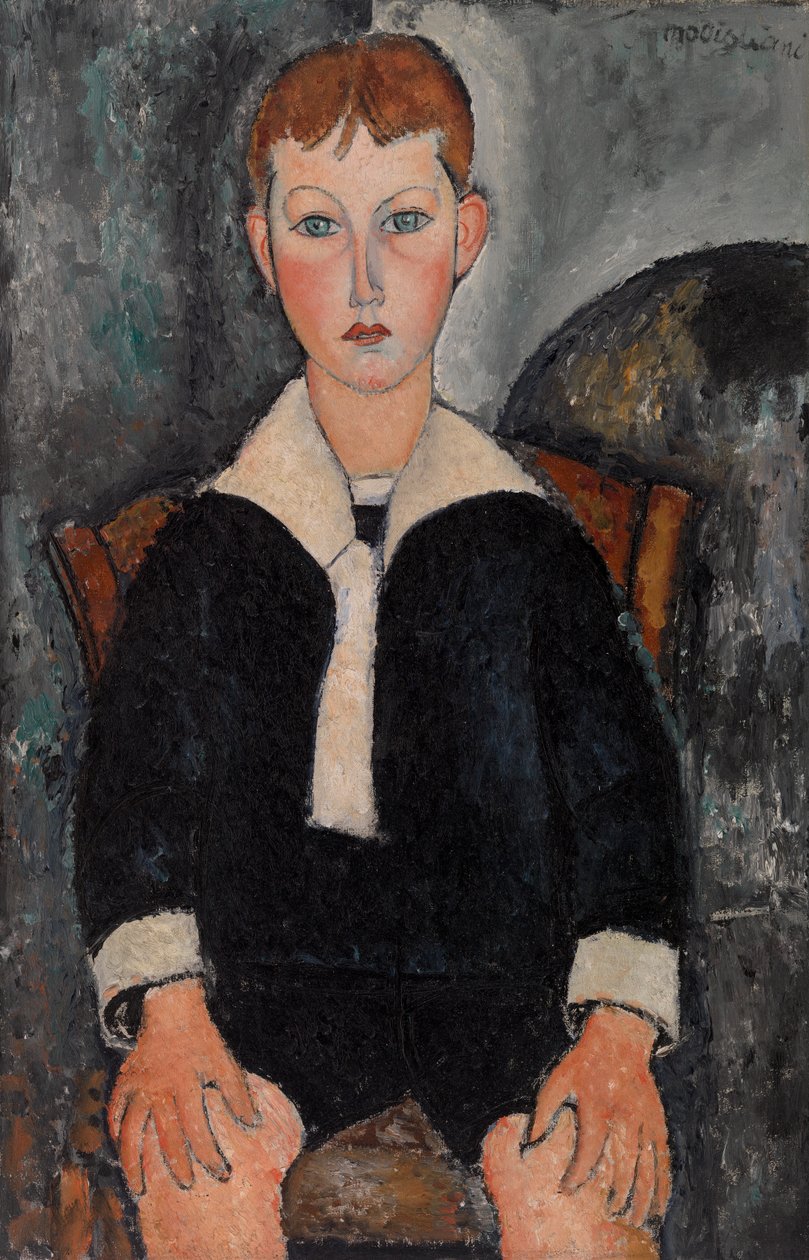 Gutt i matrosdress av Amedeo Modigliani
