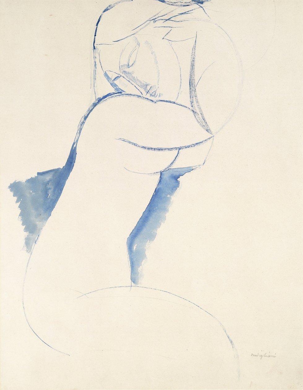 Caryatide, ca. 1913 av Amedeo Modigliani