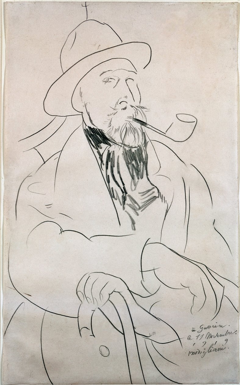 Charles Guerin. Portrett av Charles Guerin av Amedeo Modigliani