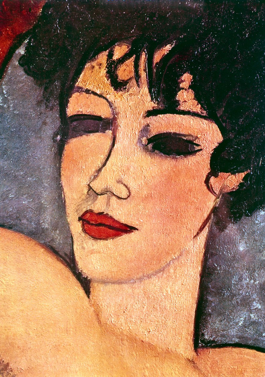 Detalj av en sovende naken, c1917 av Amedeo Modigliani