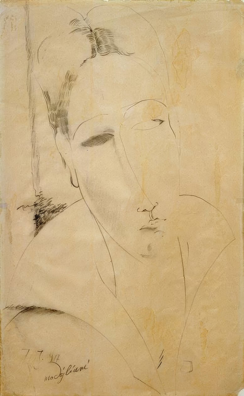 Hanka Zboroska av Amedeo Modigliani