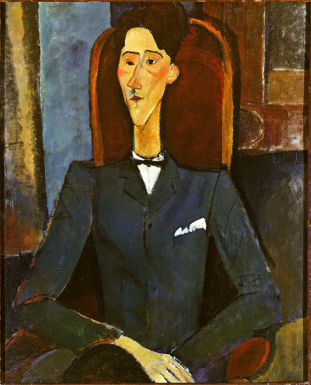 Jean Cocteau, maleri av Amedeo Modigliani i 1916 av Amedeo Modigliani
