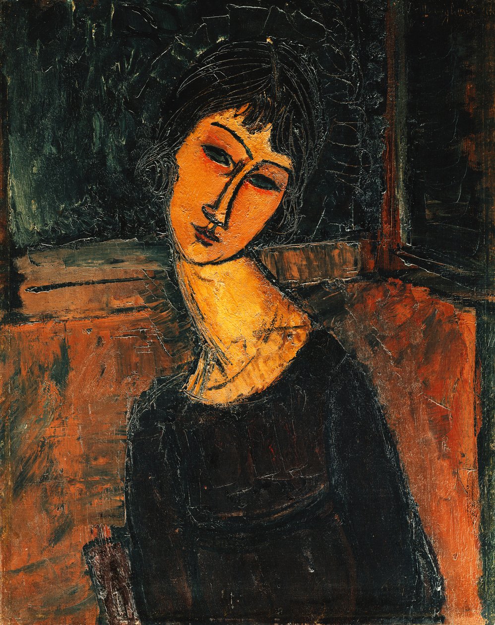 Jeanne Hebuterne, ca. 1916-17 av Amedeo Modigliani