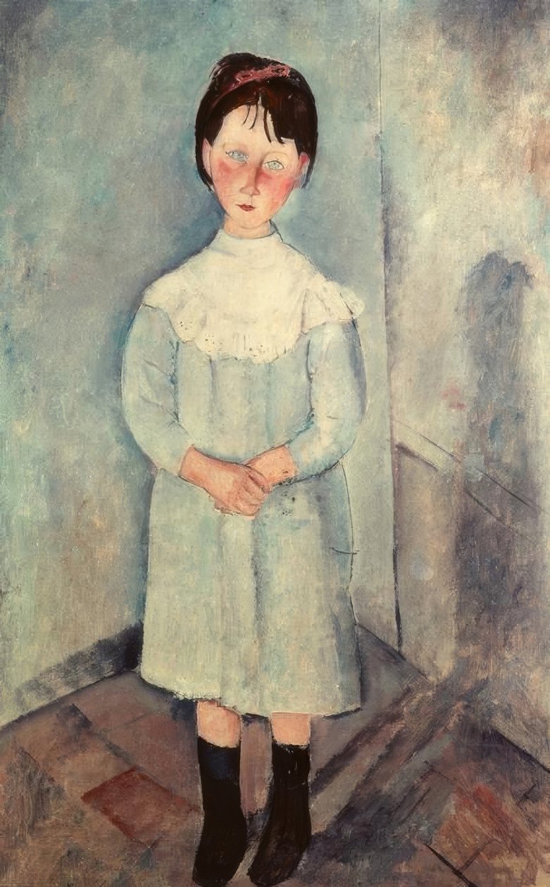 Den lille jenta i blått av Amedeo Modigliani