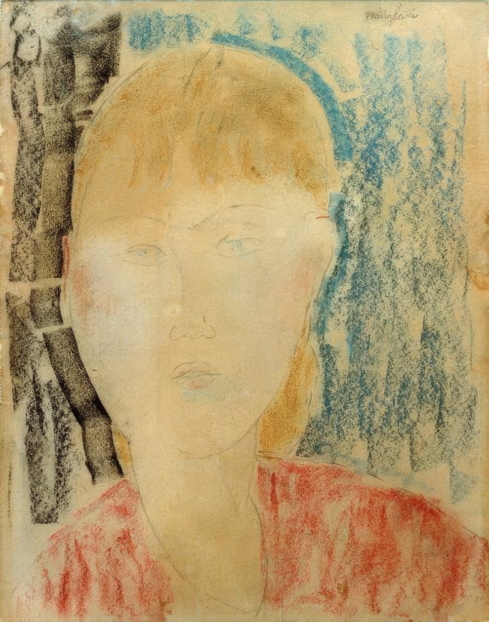 Den rosa overdelen av Amedeo Modigliani