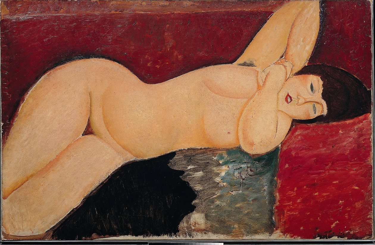 Liggende naken av Amedeo Modigliani