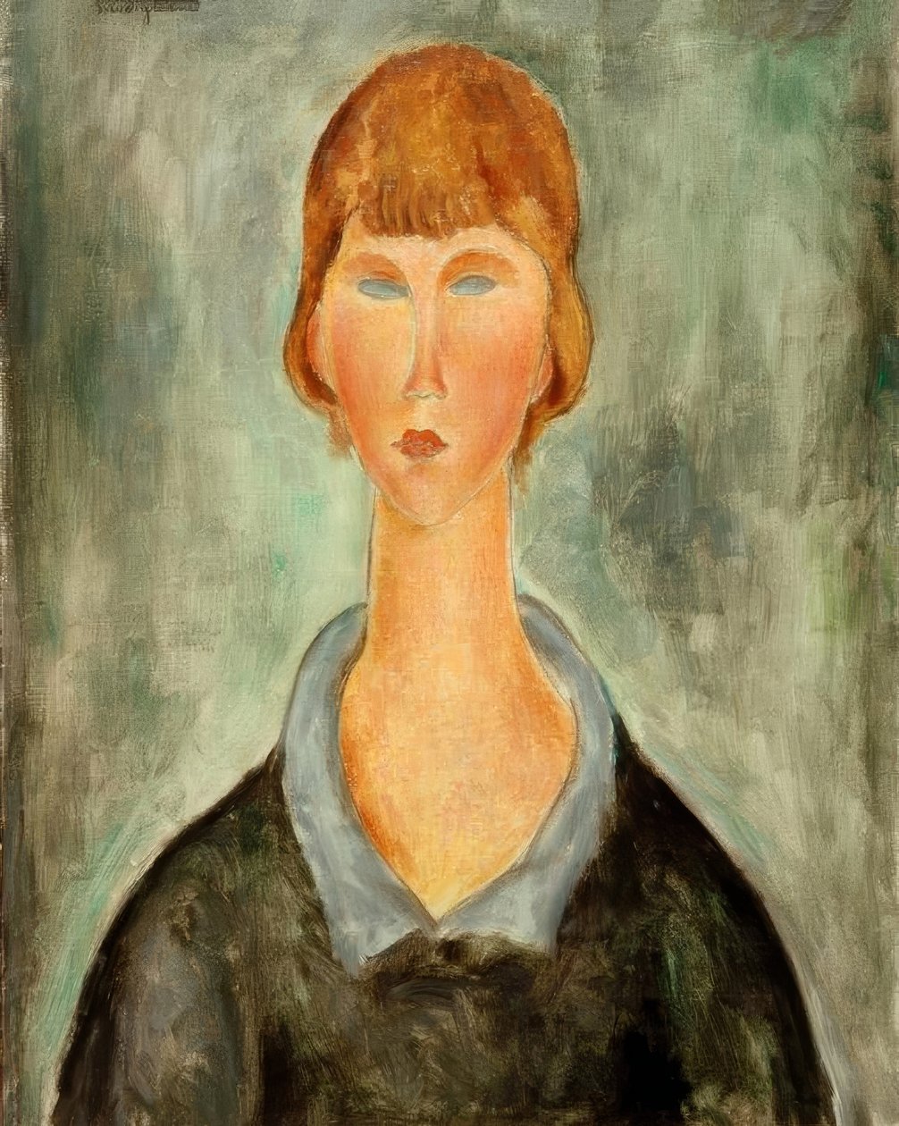 Portrett av en ung kvinne av Amedeo Modigliani