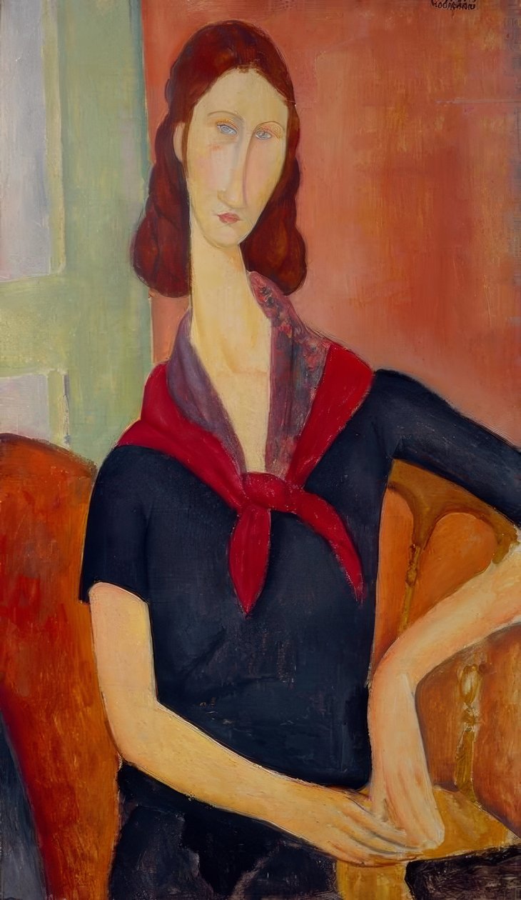 Portrett av Jeanne Hébuterne av Amedeo Modigliani