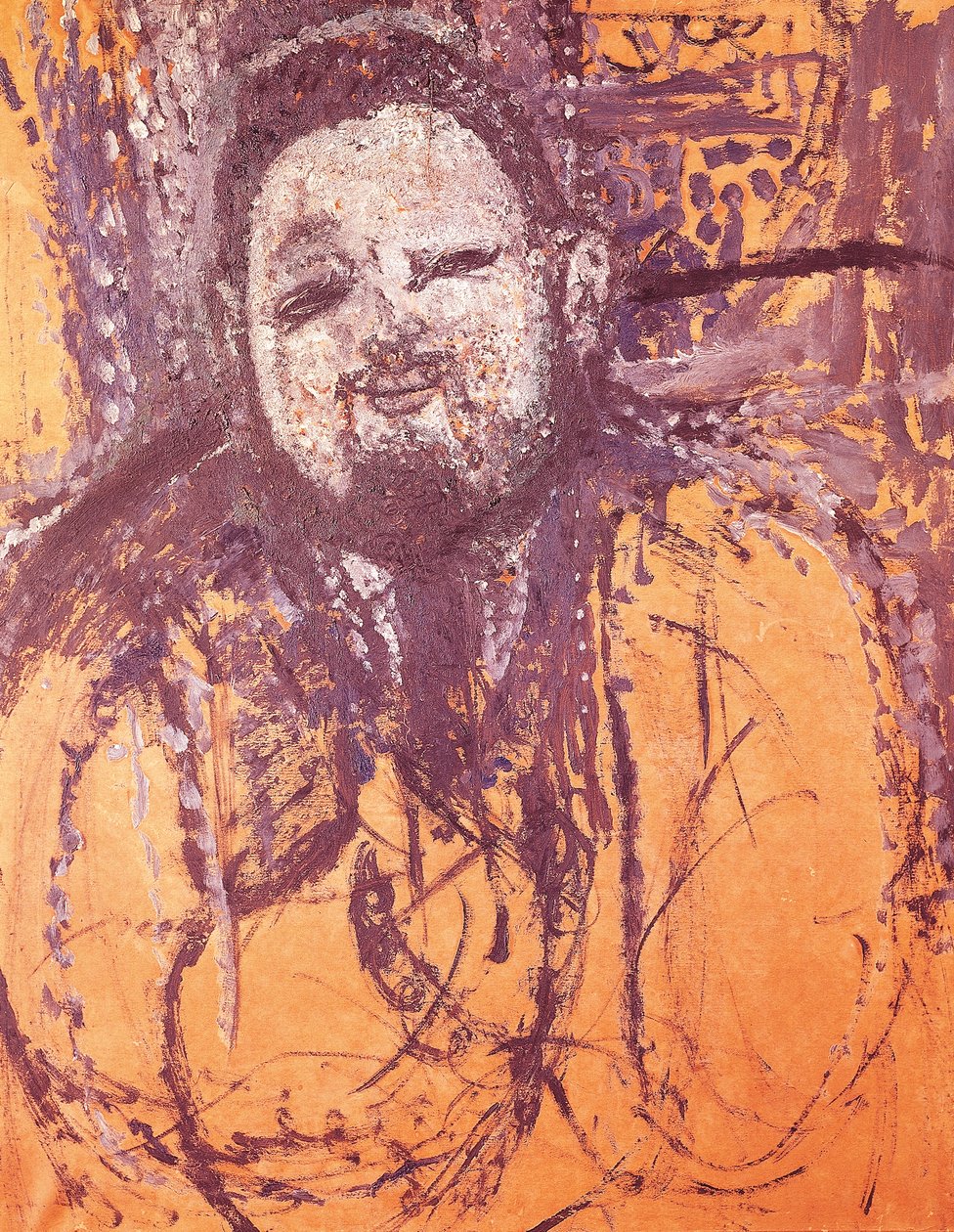 Portrett av Diego Rivera, av Amedeo Modigliani (1884-1920), olje og tempera på lerret av Amedeo Modigliani