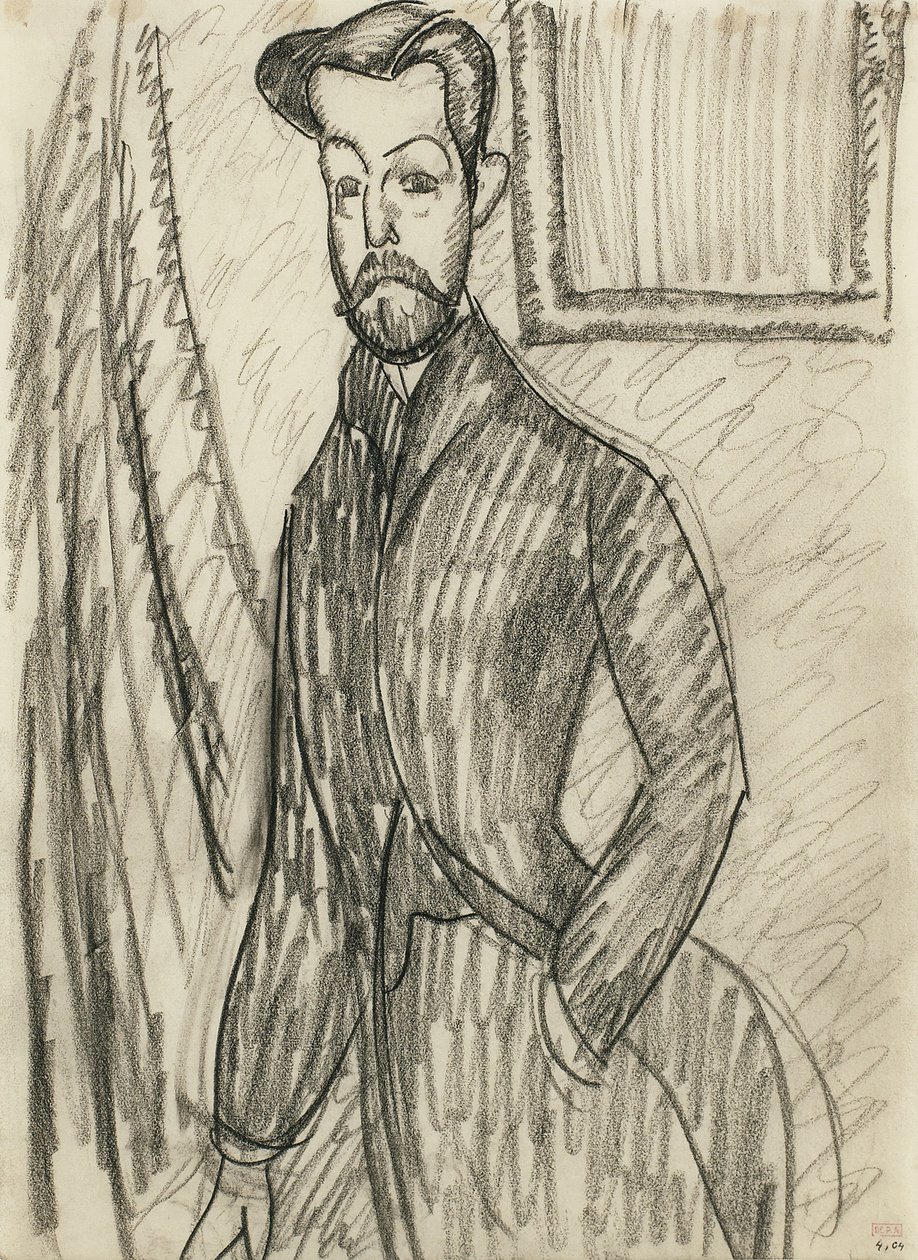 Portrett av Dr Paul Alexandre (1881-1968) av Modigliani, Amedeo (1884-1920) av Amedeo Modigliani