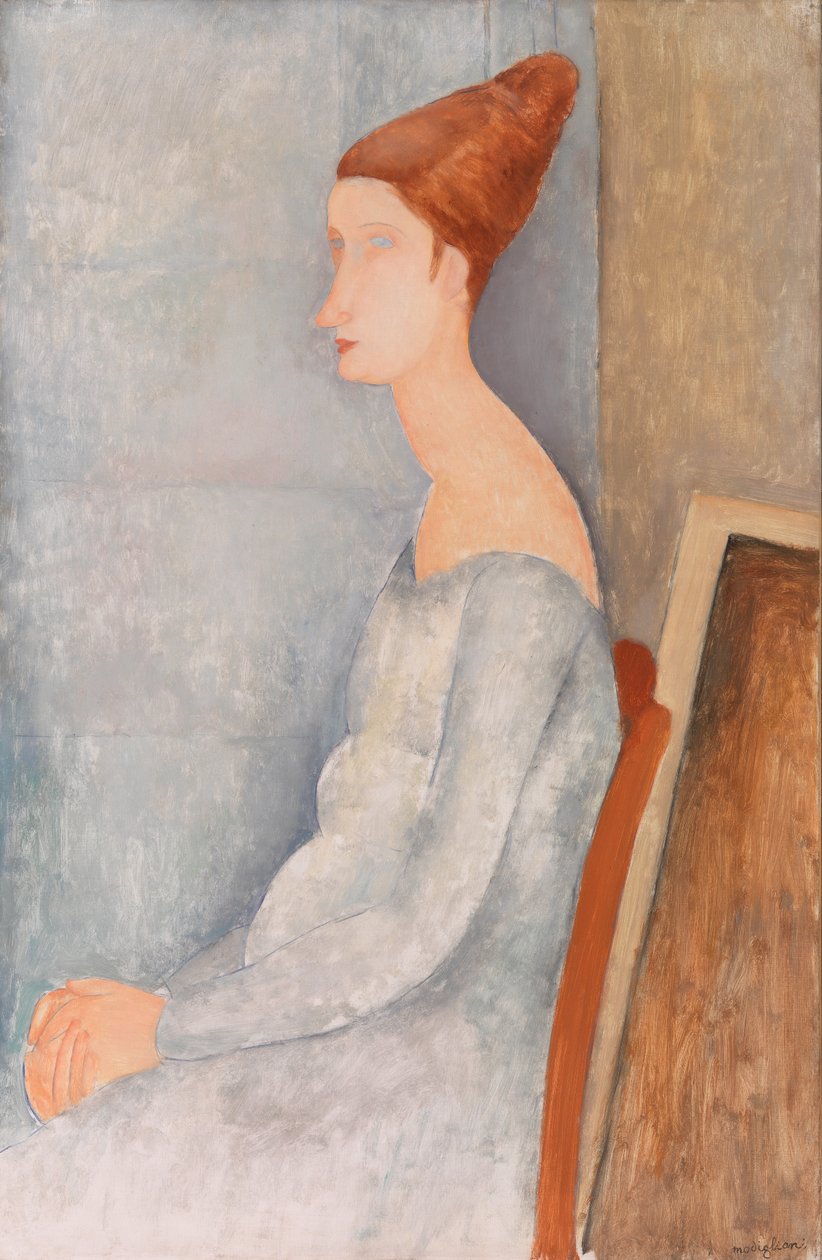 Portrett av Jeanne Hébuterne (Portrett av Jeanne Hébuterne) av Amedeo Modigliani
