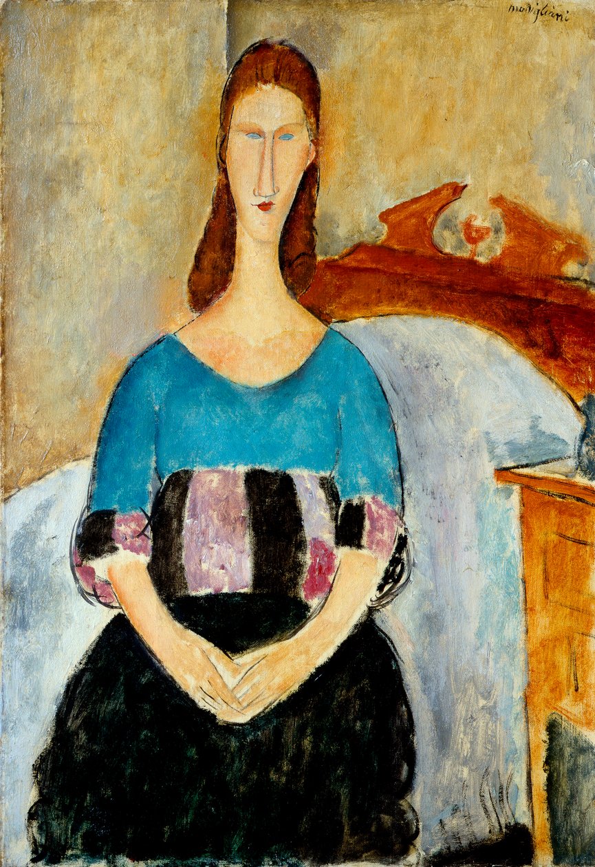 Portrett av Jeanne Hébuterne, 1918 av Amedeo Modigliani