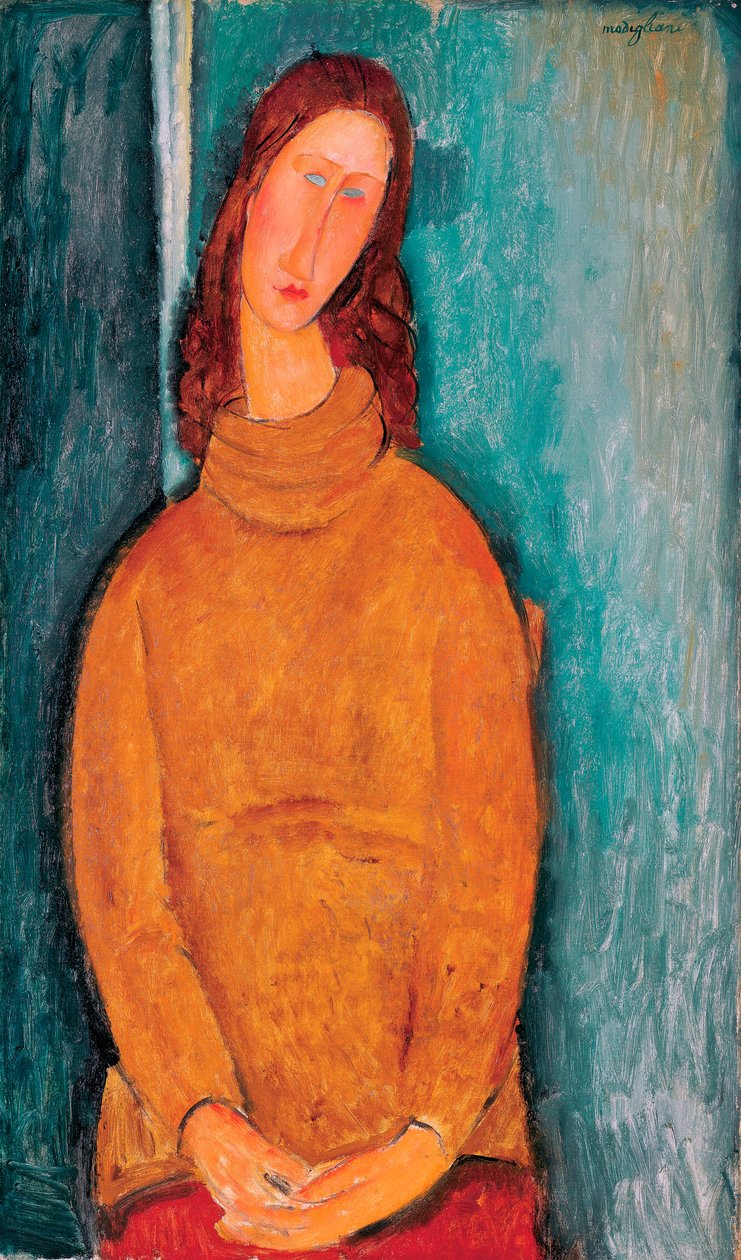 Portrett av Jeanne Hébuterne, 1919 av Amedeo Modigliani