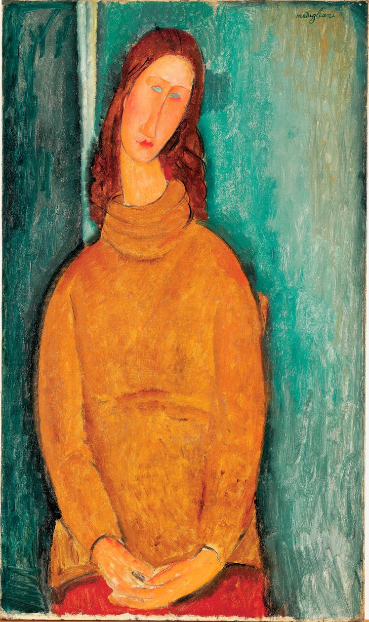 Portrett av Jeanne Hebuterne av Amedeo Modigliani