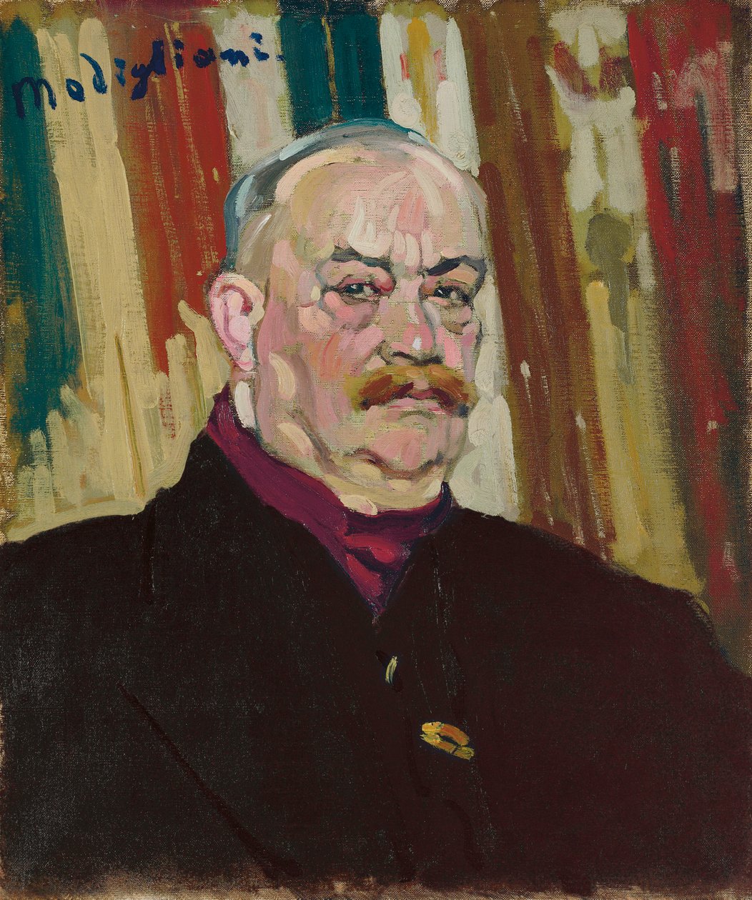 Portrett av Joseph Levi, ca. 1909 (olje på lerret) av Amedeo Modigliani