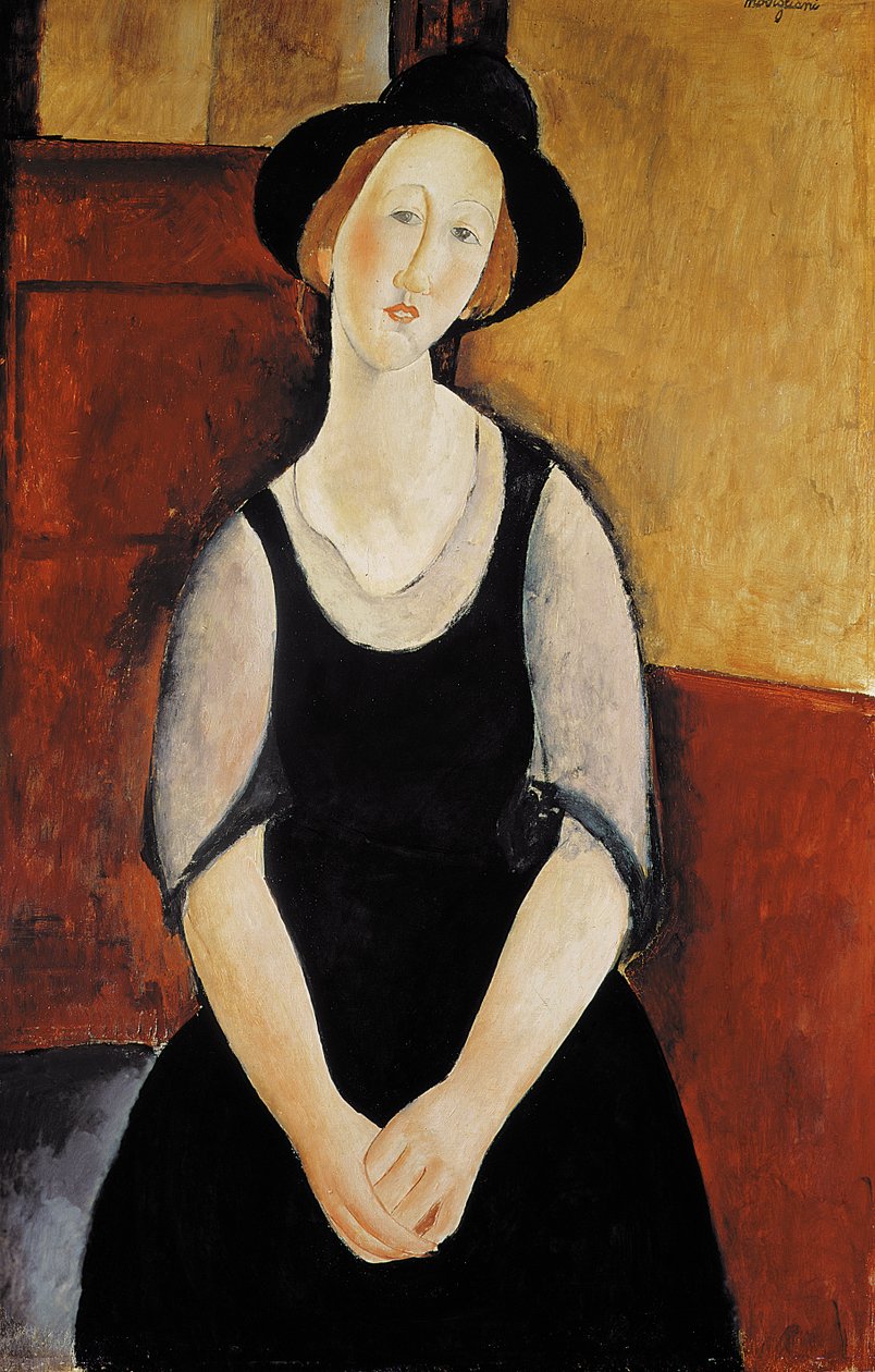 Portrett av Thora Klinckowstrom av Amedeo Modigliani
