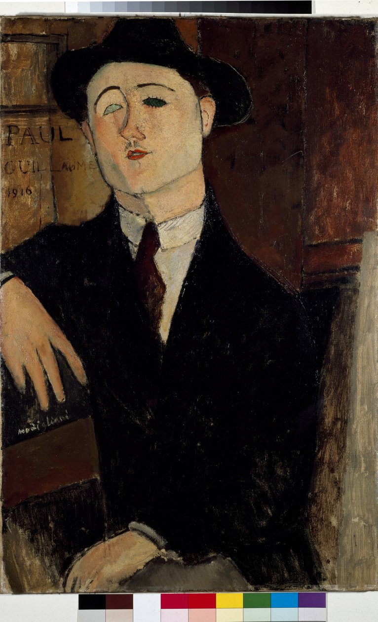 Portrett av den franske psykologen Paul Guillaume av Amedeo Modigliani