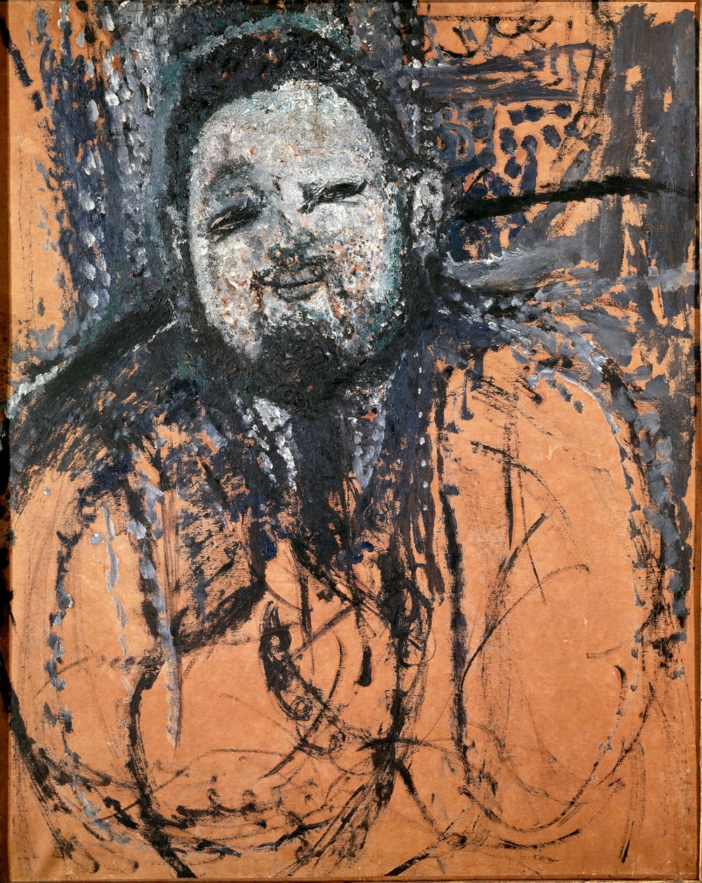 Portrett av den meksikanske maleren Diego Rivera (1886-1956). Maleri av Amedeo Modigliani (1884-1920). 1914-1 Brasil São Paulo. São Paulo kunstmuseum. av Amedeo Modigliani