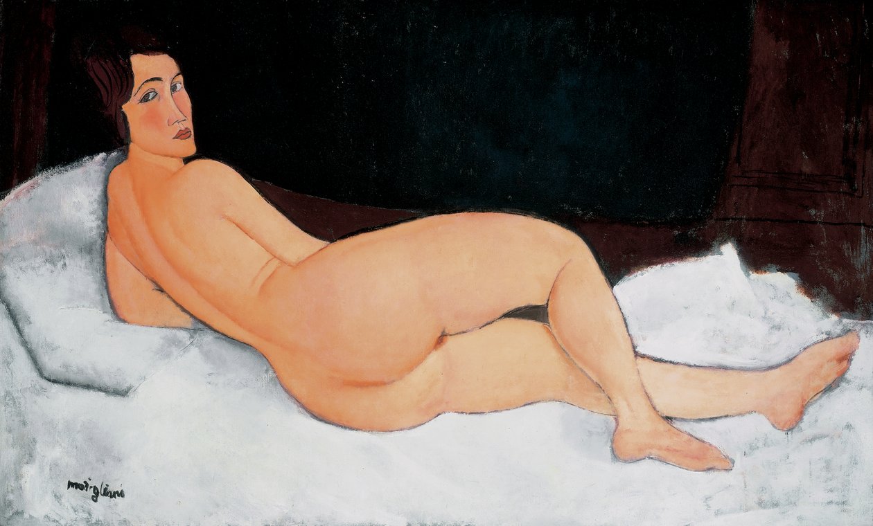 Hviler naken av Amedeo Modigliani