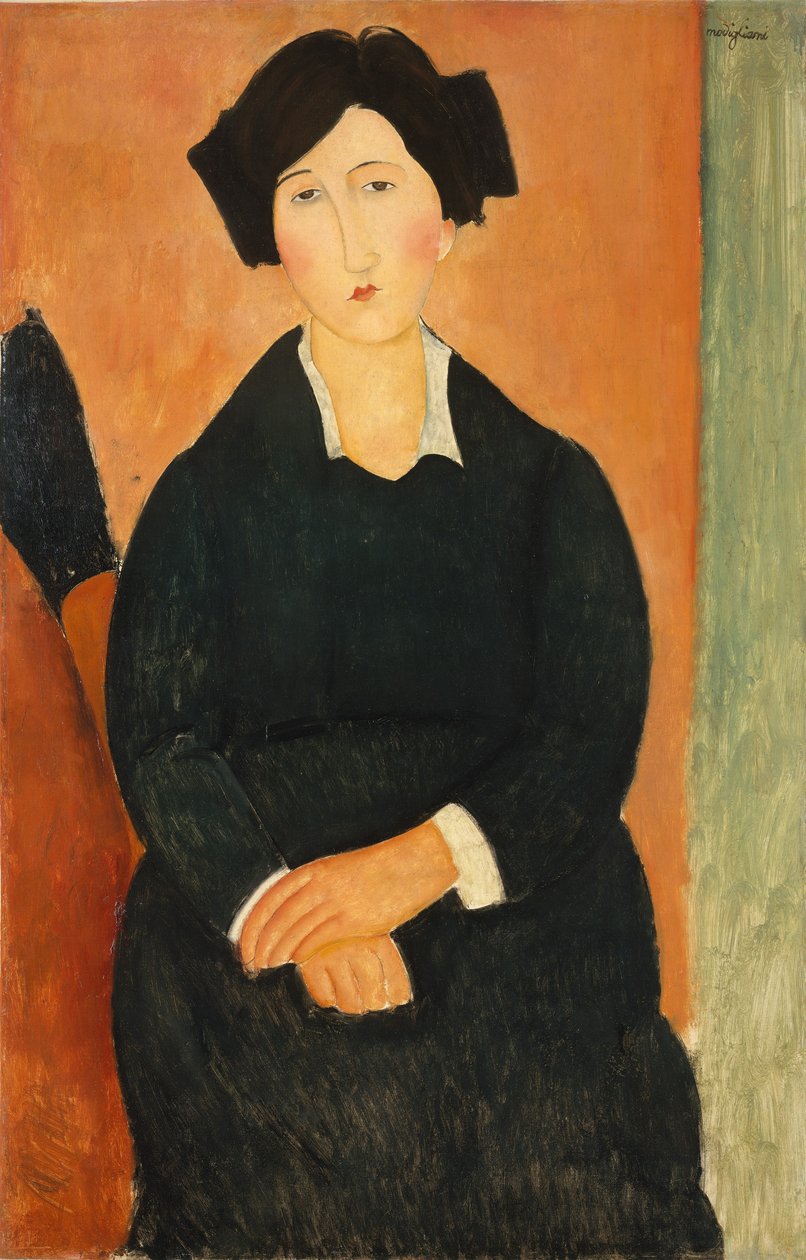 Den italienske kvinnen, 1917 av Amedeo Modigliani