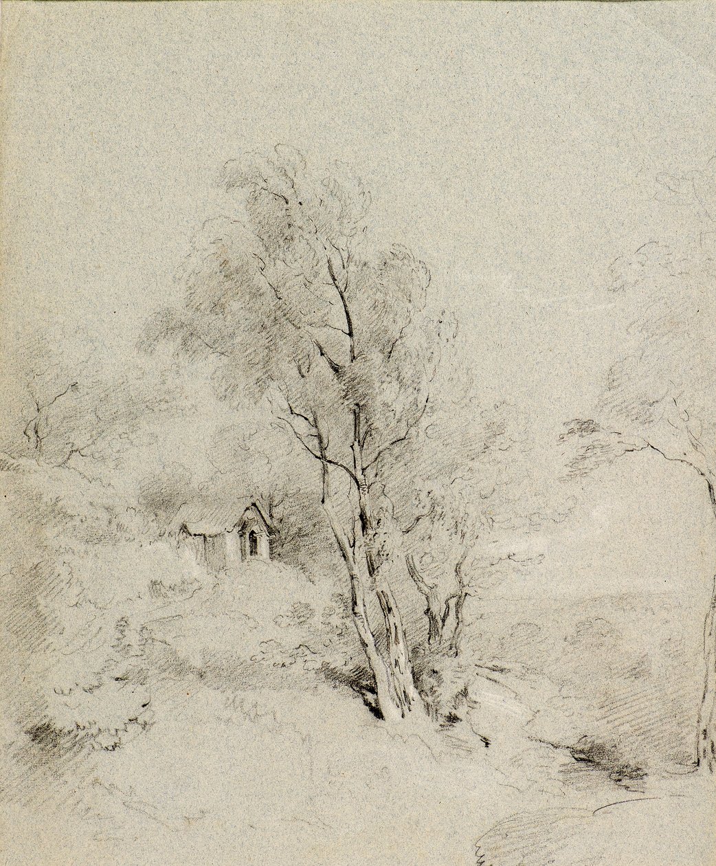 Uten tittel, ca. 1805 (blyant) av Amelia Long