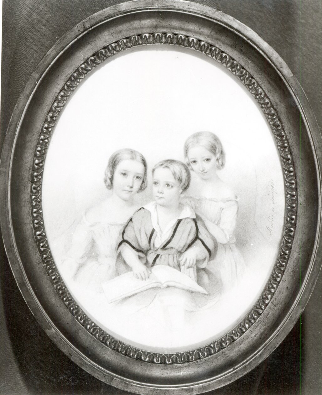 Blandine (f.1835), Cosima (f.1837) og Daniel (f.1839), barn av Marie d