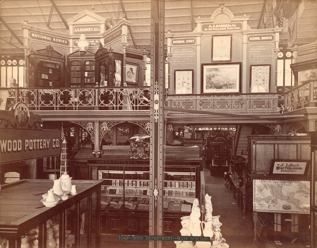 SOM. Barnes und Co.s utstilling, 1876 (sølvalbumintrykk) av American Photographer