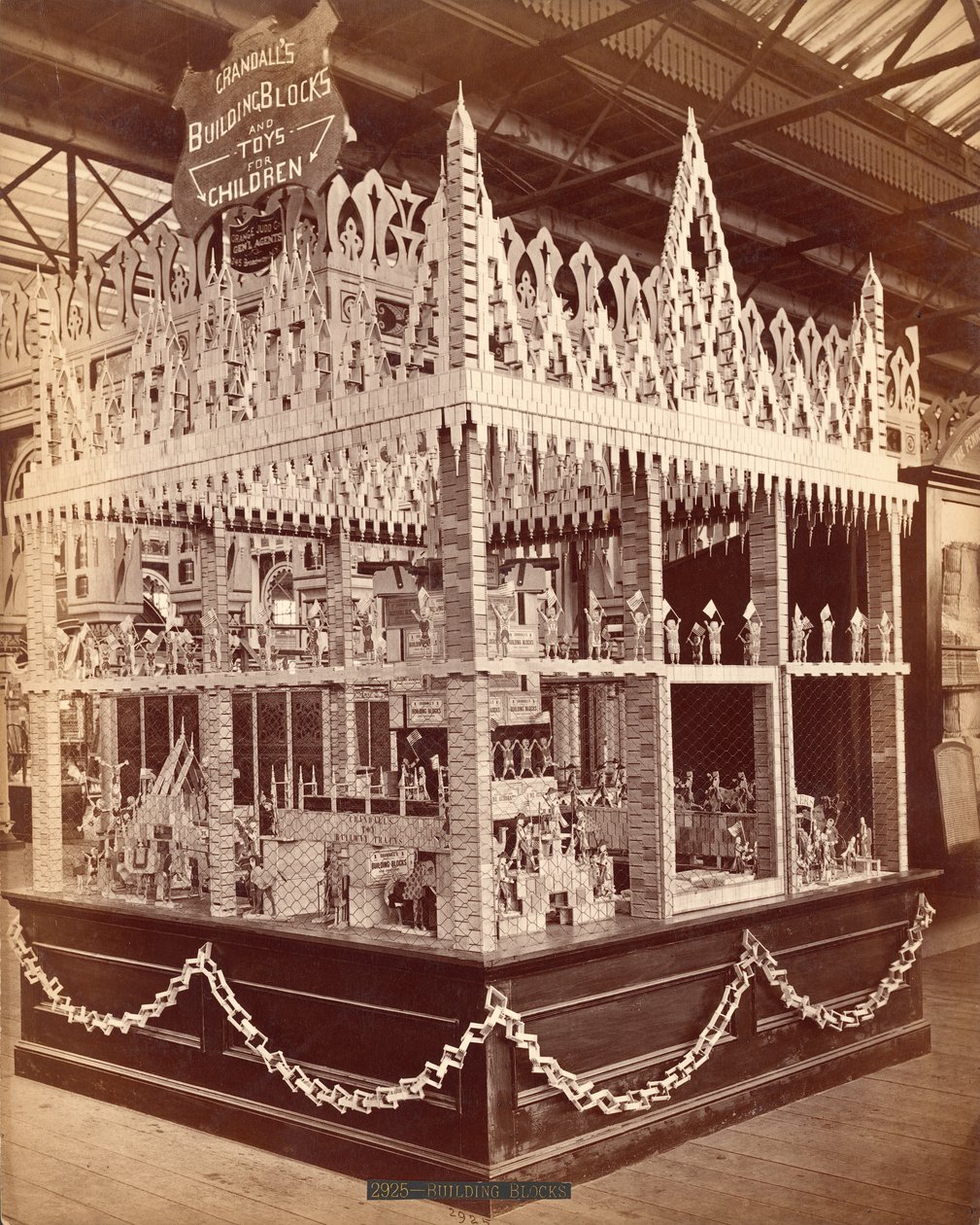 Crandalls byggeklosser utstilt på Centennial Exposition, 1876 av American Photographer