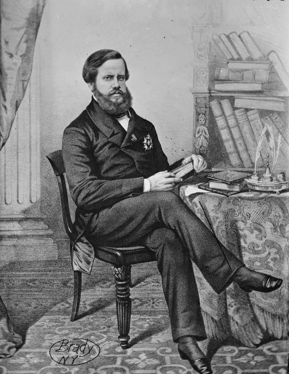 Don Pedro II, keiser av Brasil, 1855-65 av American Photographer