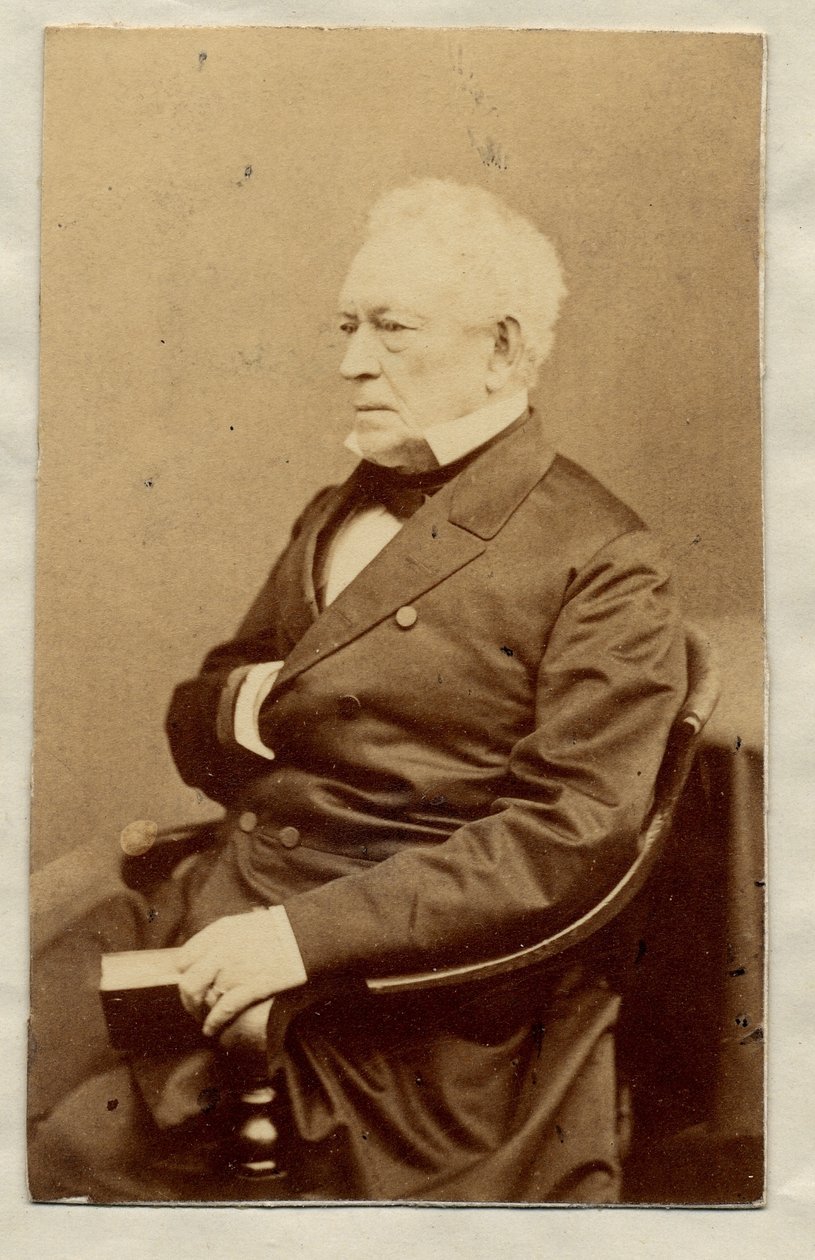 Edward Everett (1794–1865), amerikansk politiker, USAs 20. utenriksminister (albumfoto) av American Photographer