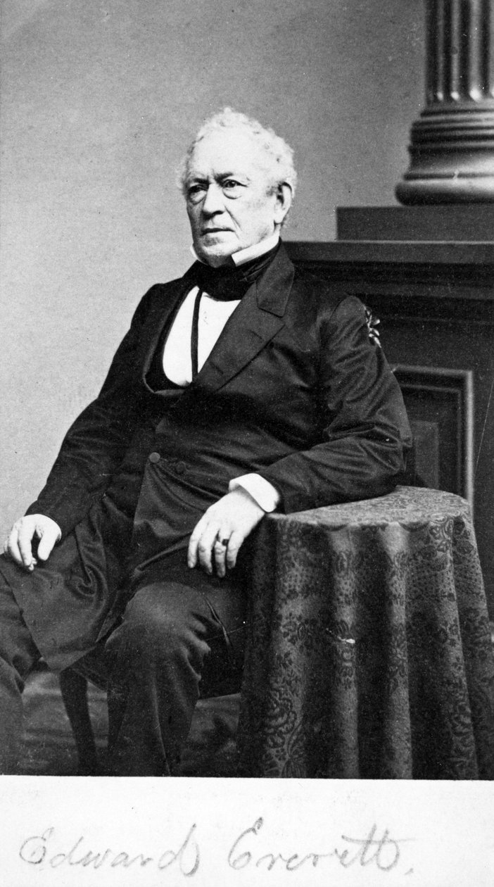 Edward Everett, ca. 1860-65 av American Photographer