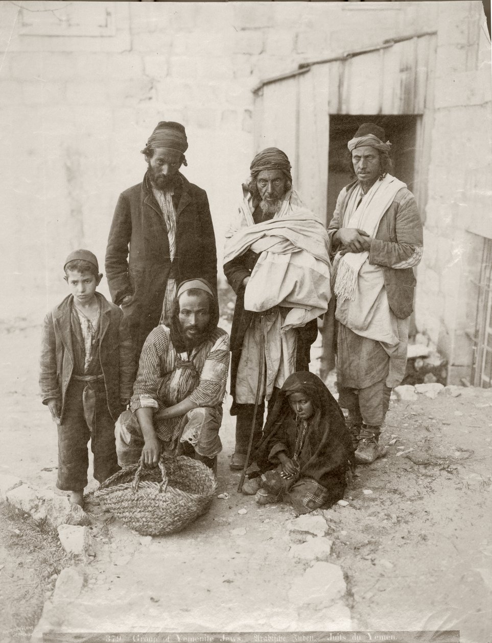 Gruppe av jemenittiske jøder, ca. 1898-1911 av American Photographer