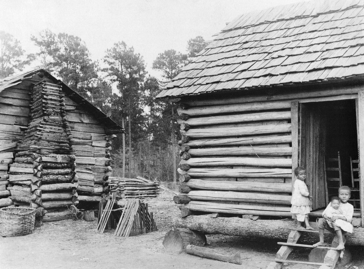 Tømmerhytter i Thomasville, Florida, ca. 1900 av American Photographer