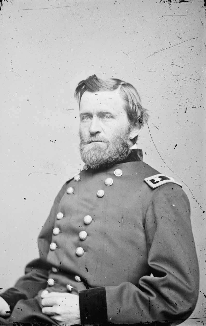 Generalmajor Ulysses S. Grant, offiser for den føderale hæren, 1862-4 av American Photographer