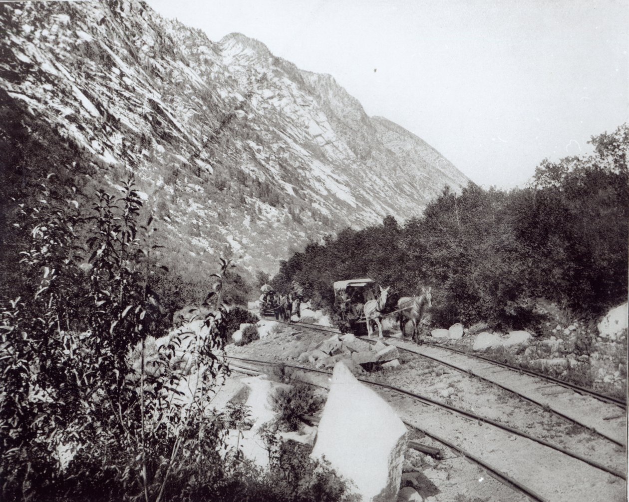 Mulejernbane i Nord-Amerika, slutten av 1800-tallet av American Photographer