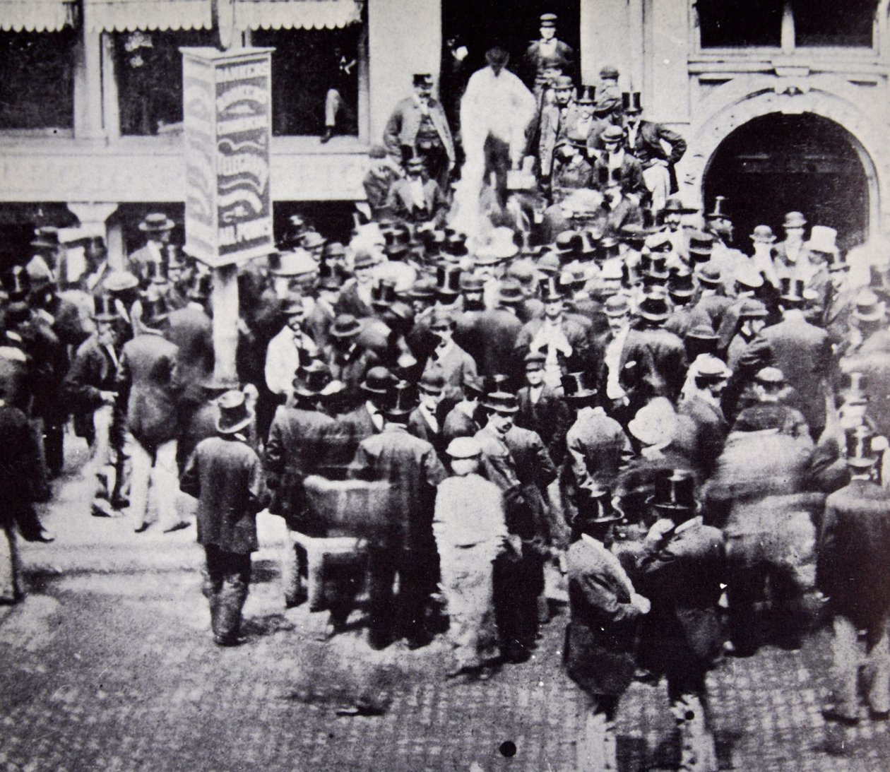 New York Gold Exchange, 1863 av American Photographer