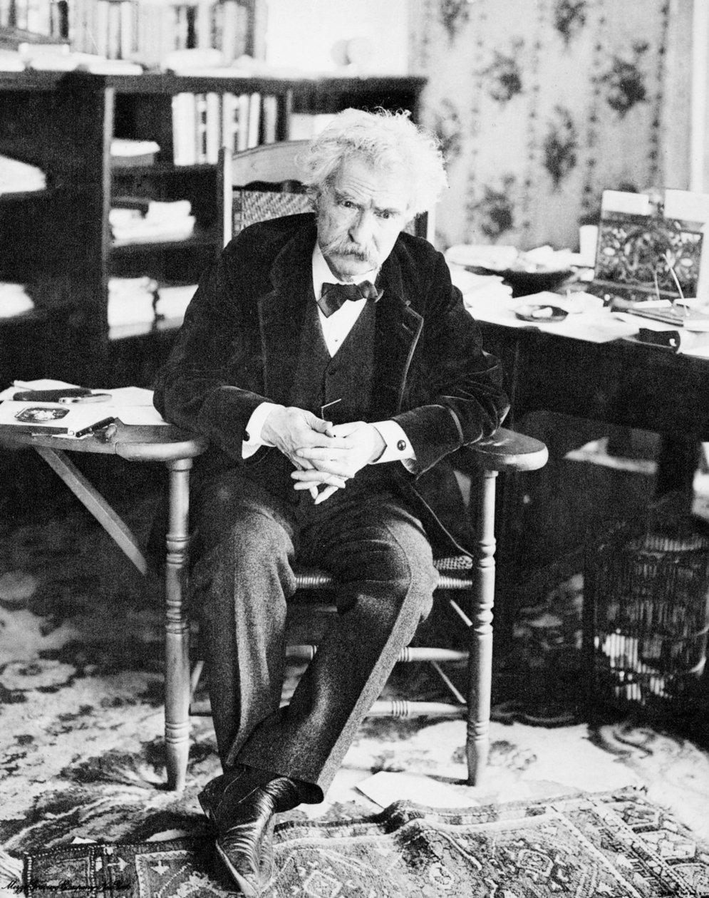 Portrett av Mark Twain (1835-1910) av American Photographer