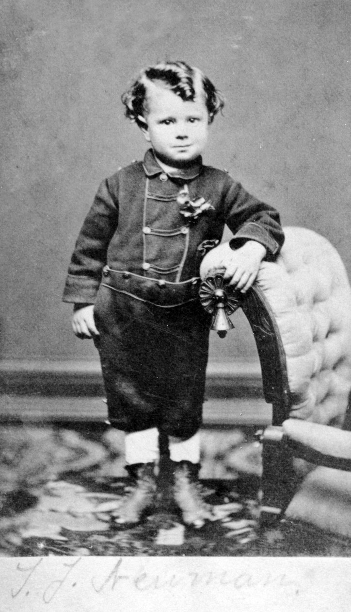 Portrett av en ung gutt, ca. 1860 av American Photographer